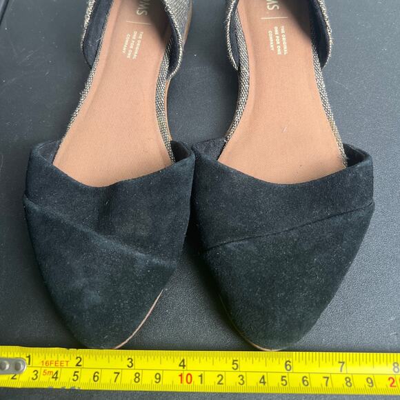 TOMS Jutti D’Orsay Women Pointed Toe Flats Size 9 - Picture 6 of 6